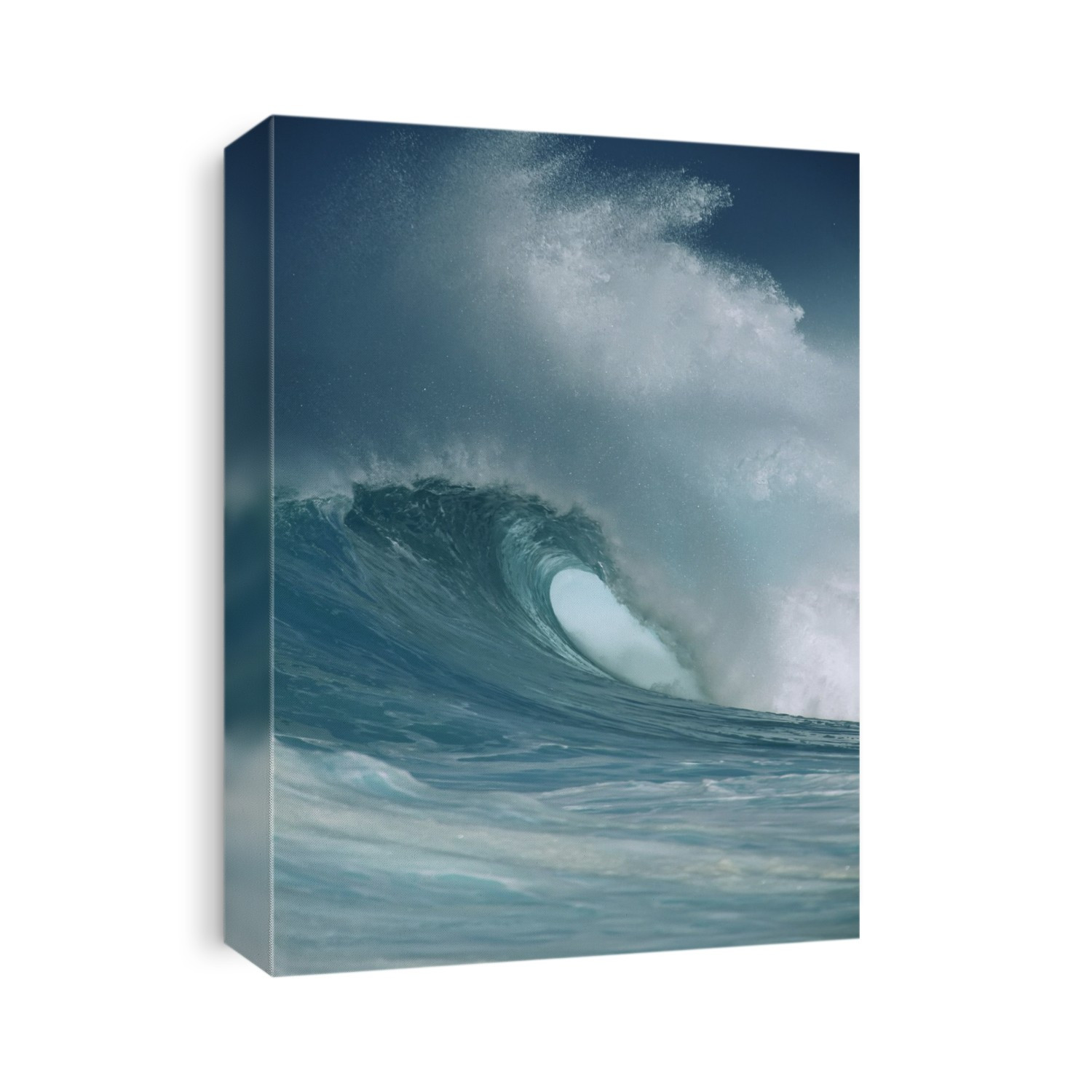 Waves in Pacific Ocean, Oahu, Hawaii, USA