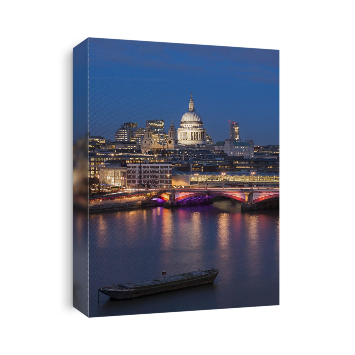 St. Paul's Cathedral And Blackfriars; London, England