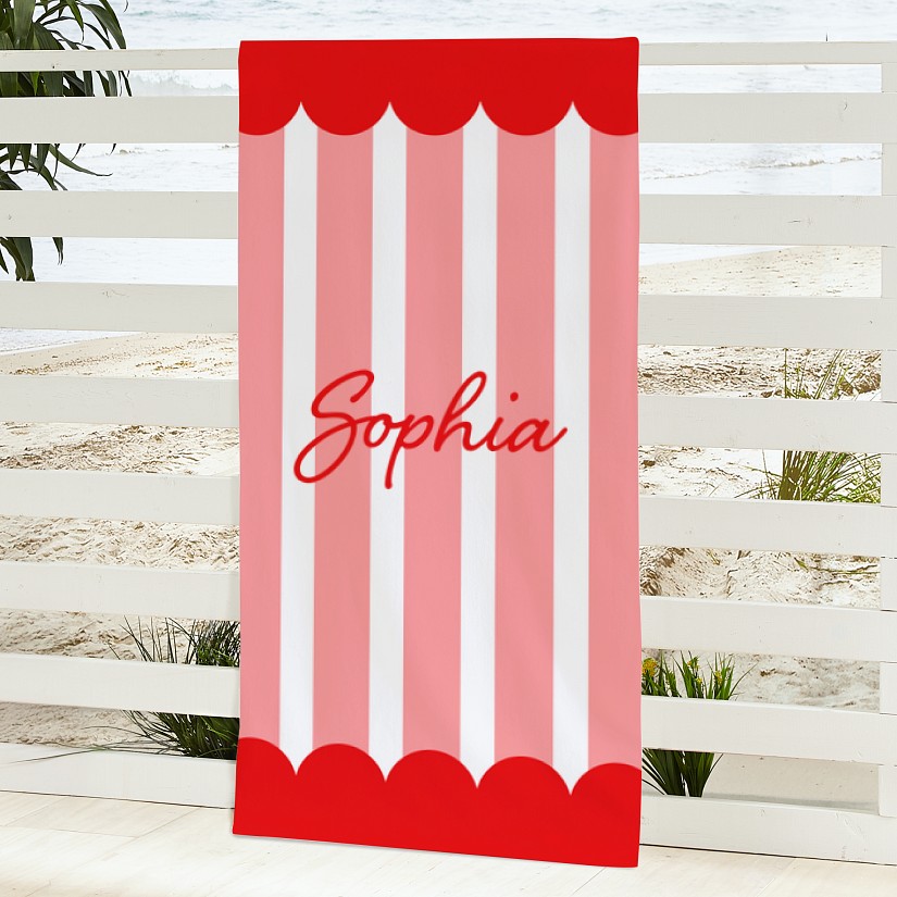 Cool Cabana Beach Towel