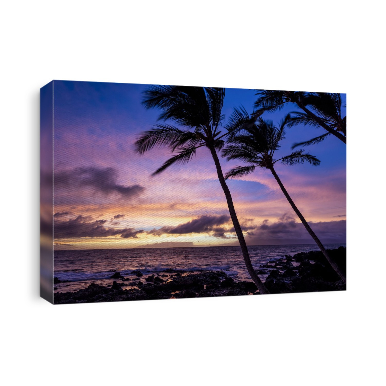Sunset view from Wailea coast; Wailea, Maui, Hawaii, United States of America