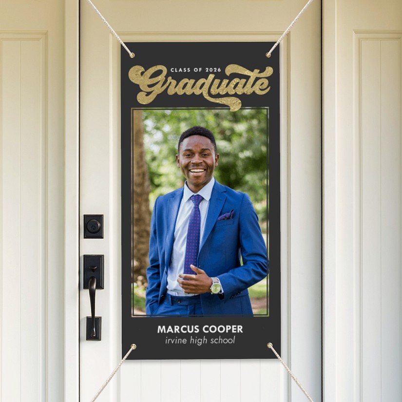 Onward Success Graduation Photo Banner