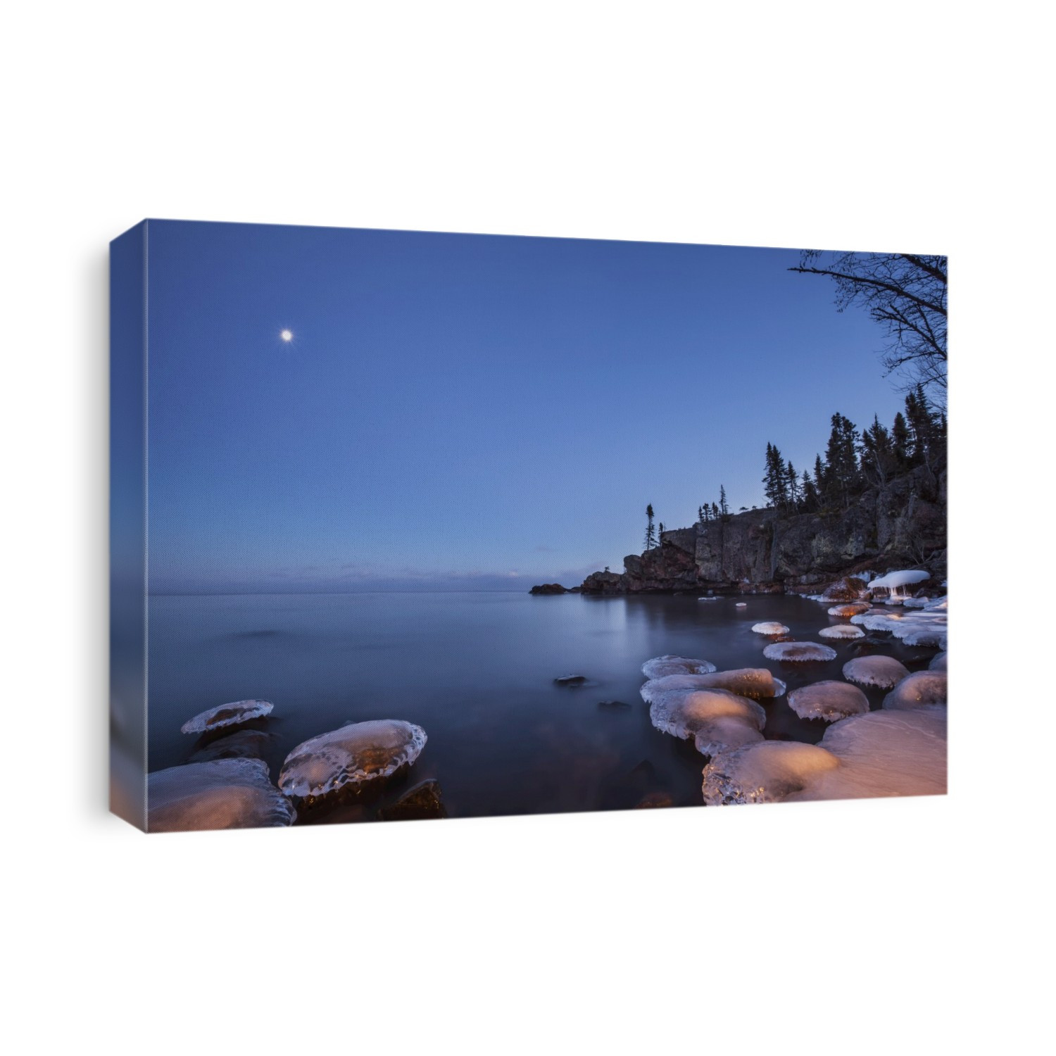 Lake Superior At Dusk; Thunder Bay, Ontario, Canada