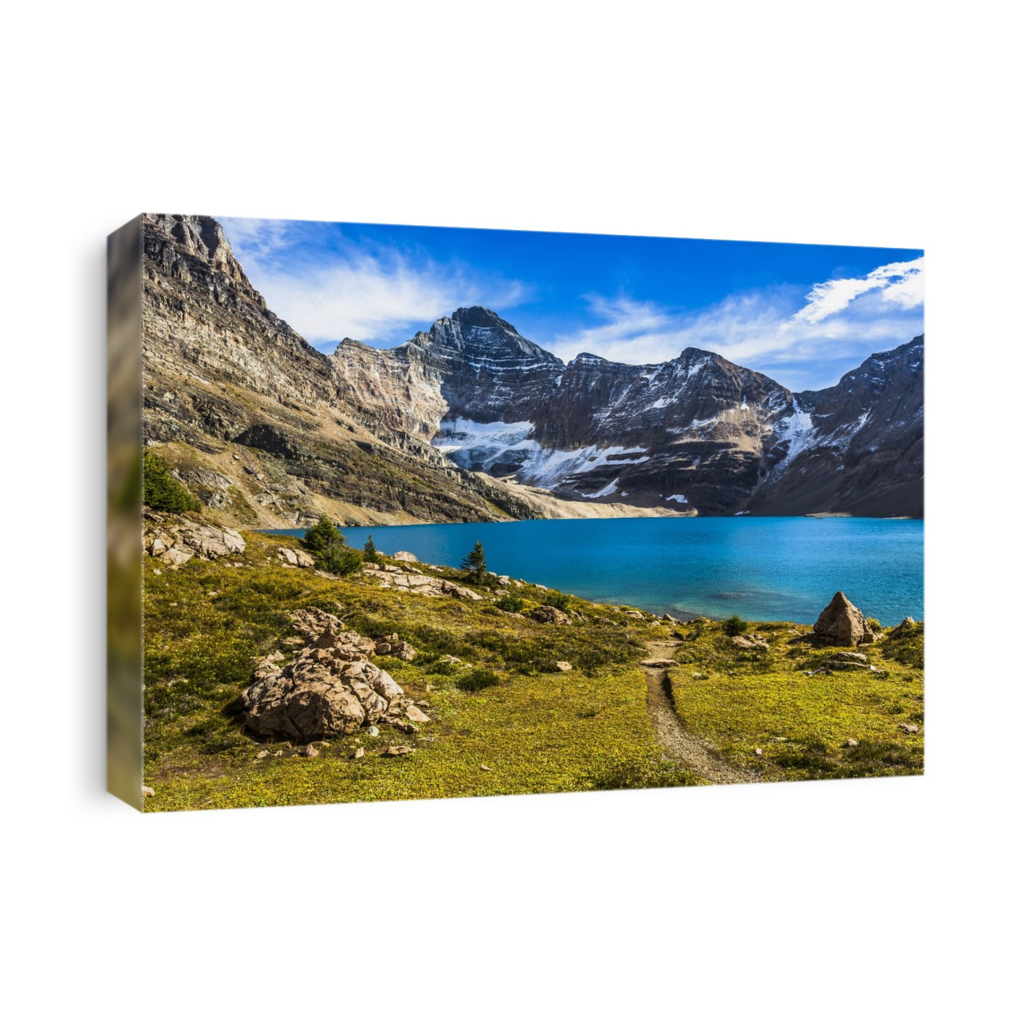 Hiking Trail at McArthur Lake, Yoho National Park, British Columbia, Canada