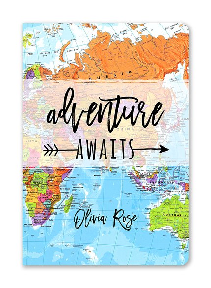Custom Journals, Adventure Awaits Design