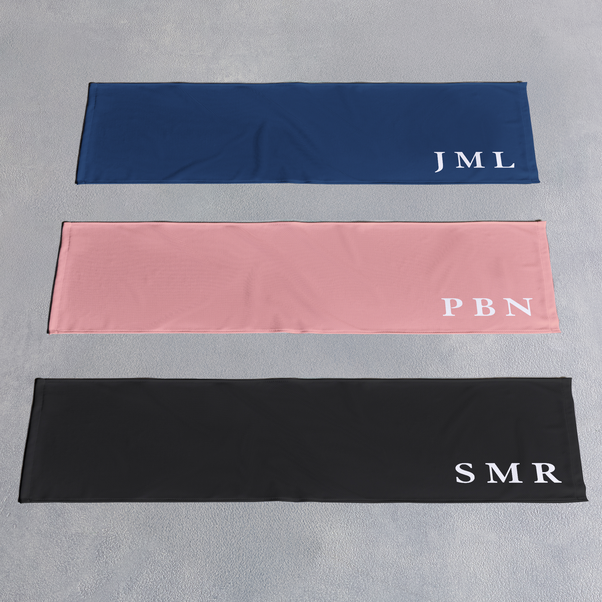 Basic Monogram Cooling Towel