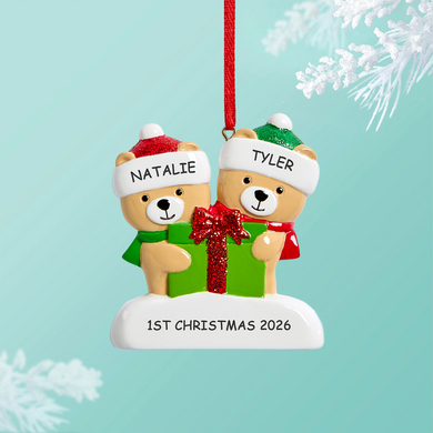 Bear-ing Gifts Couple Ornament