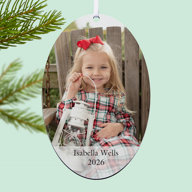 Picture-Perfect Vertical Oval Ornament
