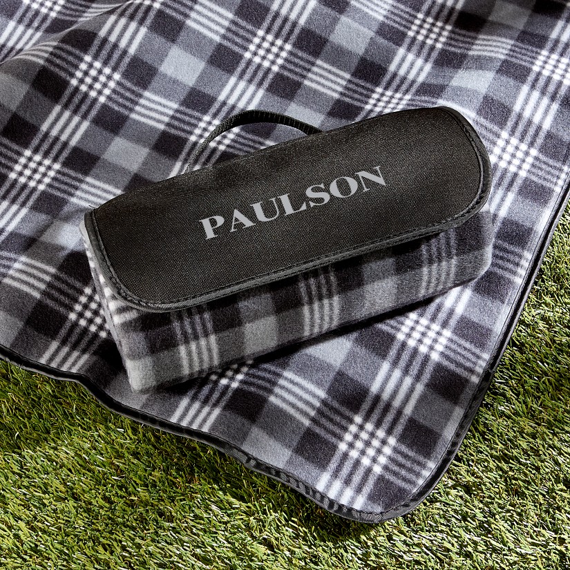 Modern Name Fleece Picnic Blanket