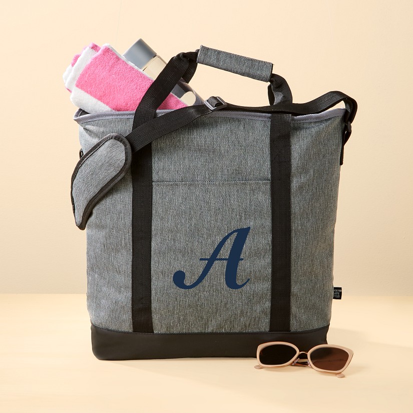 Script Initial Vila Tote Bag Cooler