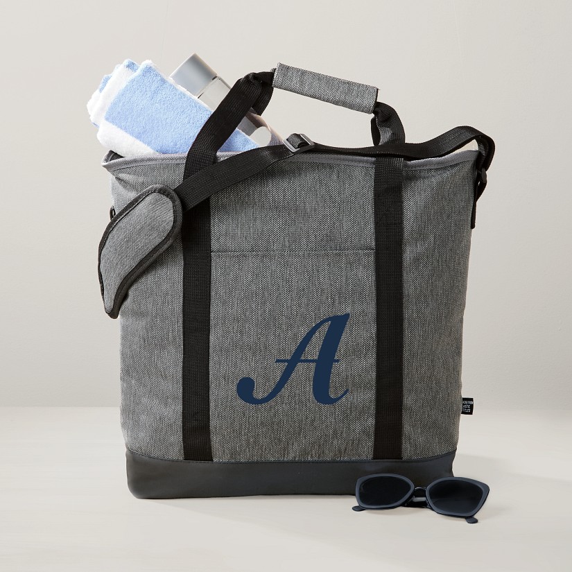 Script Initial Vila Tote Bag Cooler