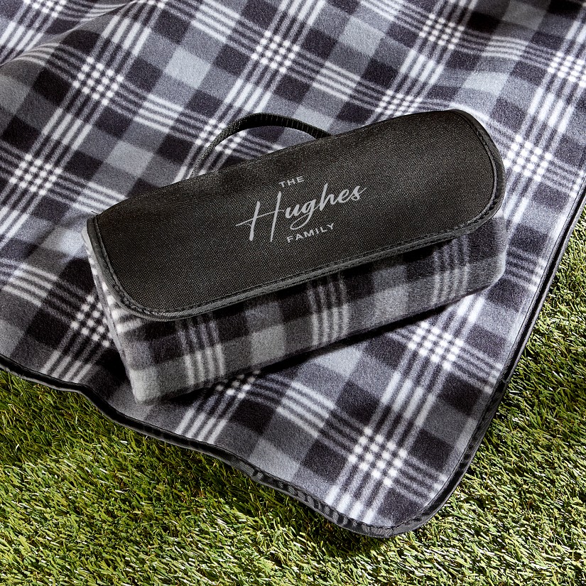 Family Name Fleece Picnic Blanket
