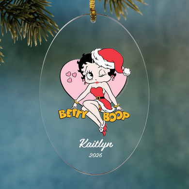 Betty Boop™ Heart Oval Ornament