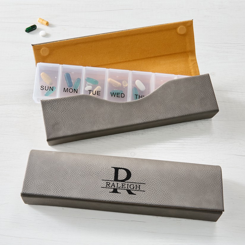 Name and Initial Large Pill Organizer