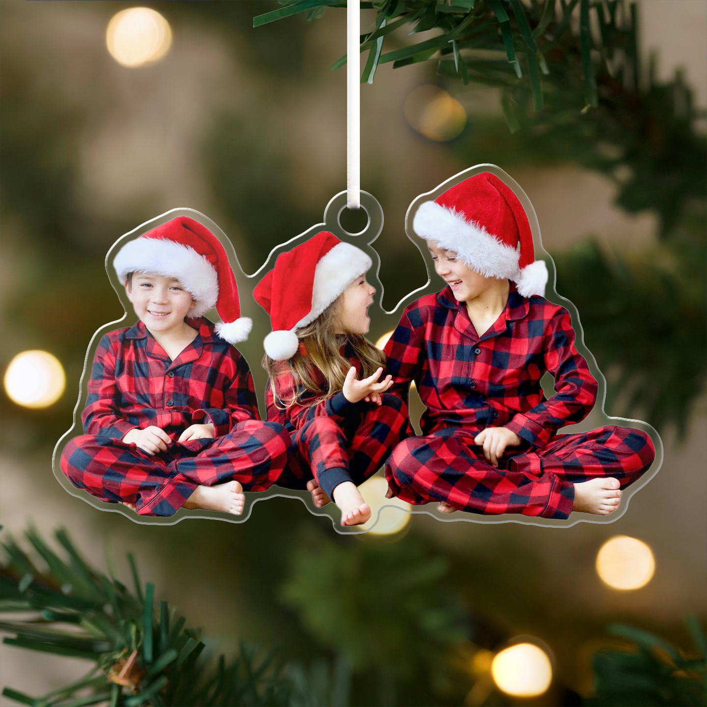Laser-Cut Photo Acrylic Ornament