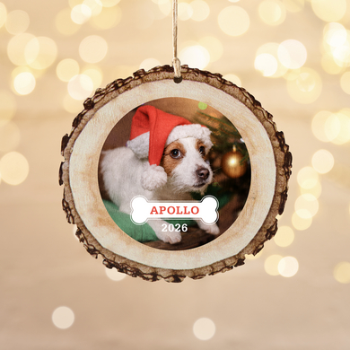 BFF Rustic Round Ornament