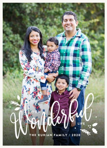 Very Wonderful Personalized Holiday Cards