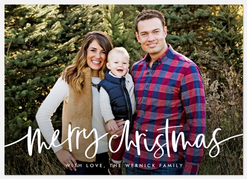 Royal Icing Holiday Photo Cards
