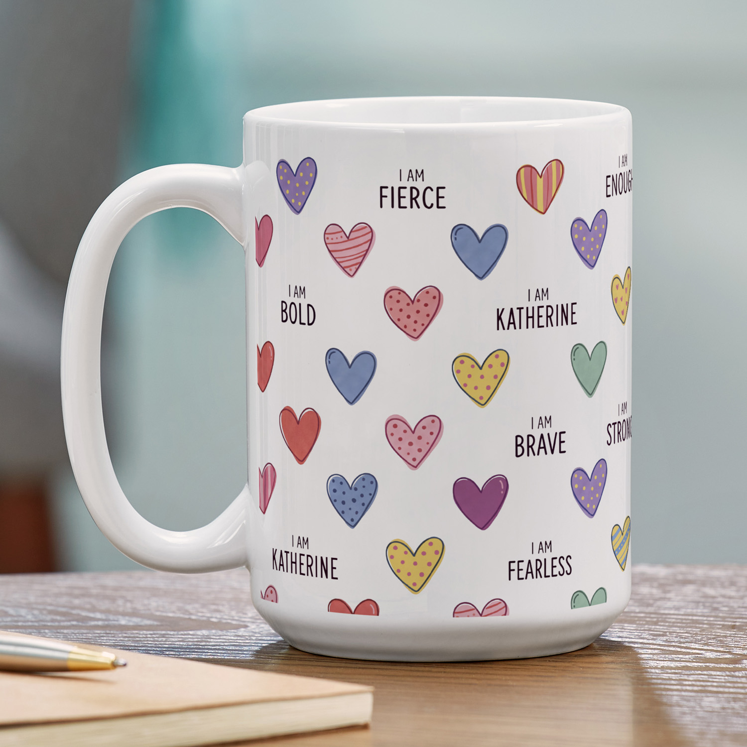 I Am Everything Heart Mug