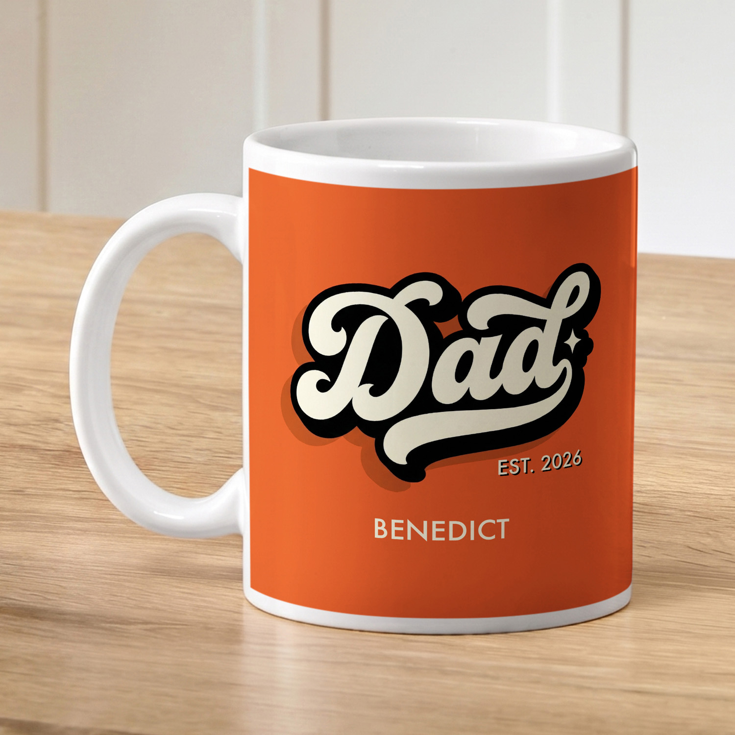 Dad Est. Retro Mug