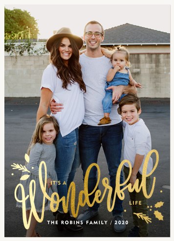 Very Wonderful Personalized Holiday Cards