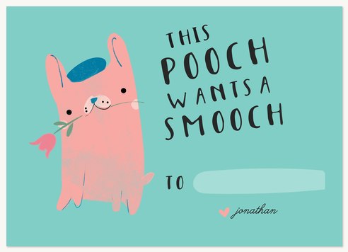 Pooch Smooch Valentines Cards
