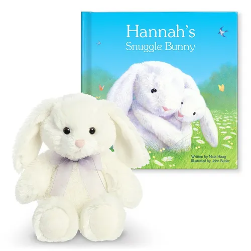 My Snuggle Bunny Personalized Book and Bunny Gift Set