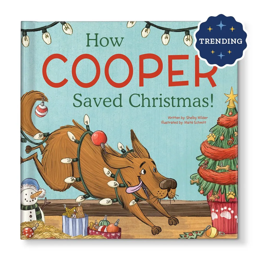 How My Dog Saved Christmas Personalized Book