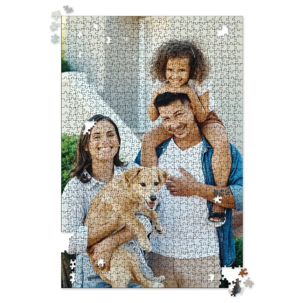 Personalized Pet Photo Puzzle, Portrait / Vertical – 1,014 Pieces