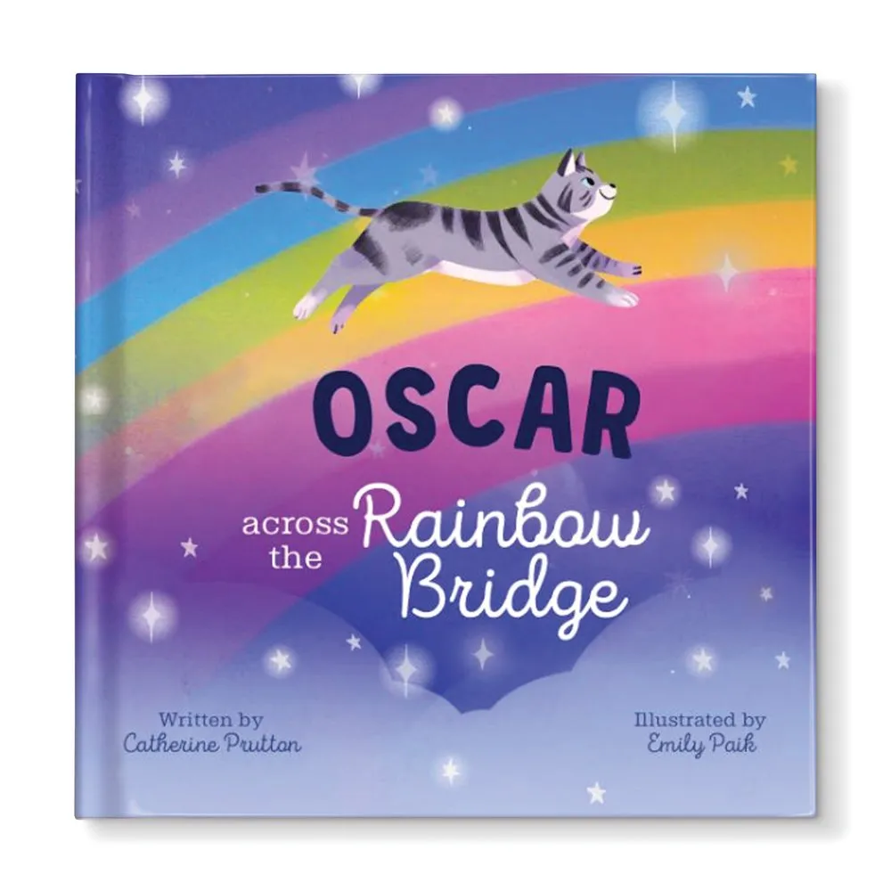 Rainbow Bridge Personalised Cat Book