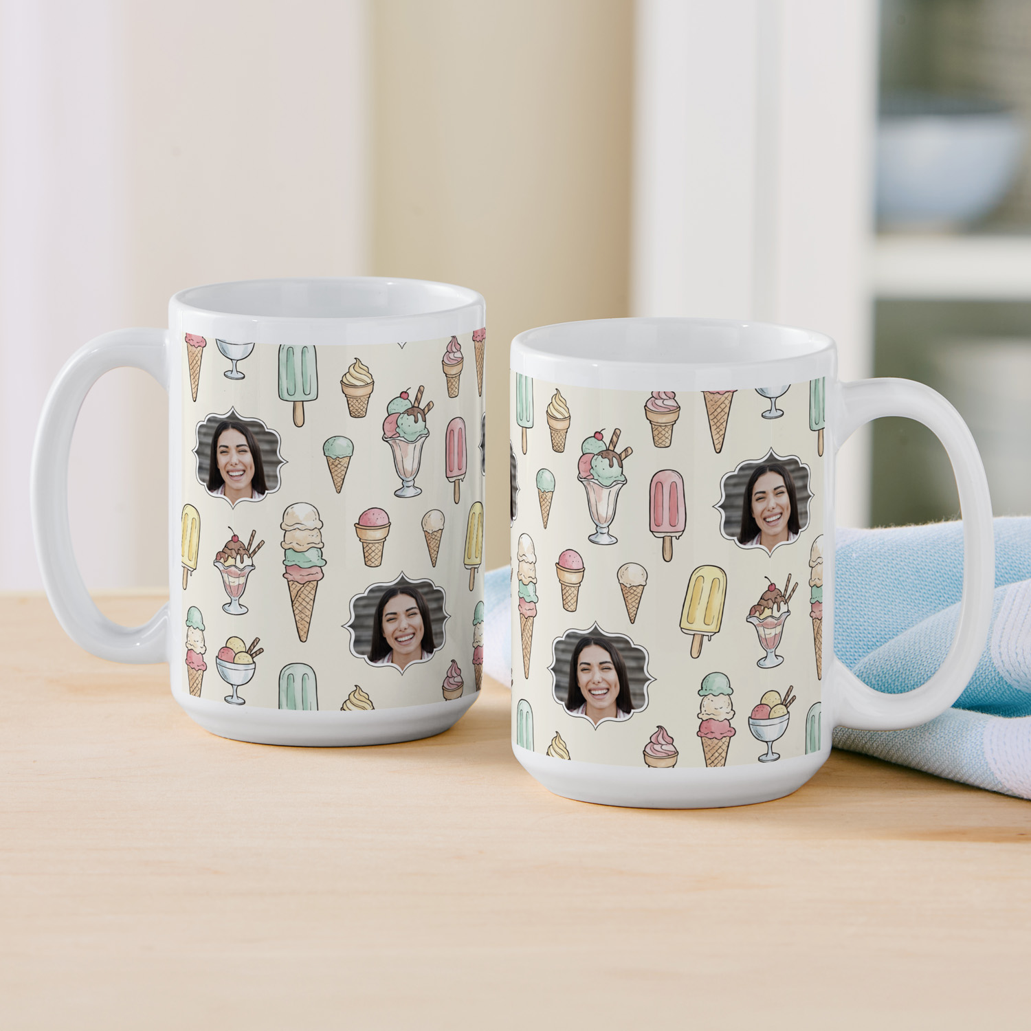 Ice Cream Photo Mug