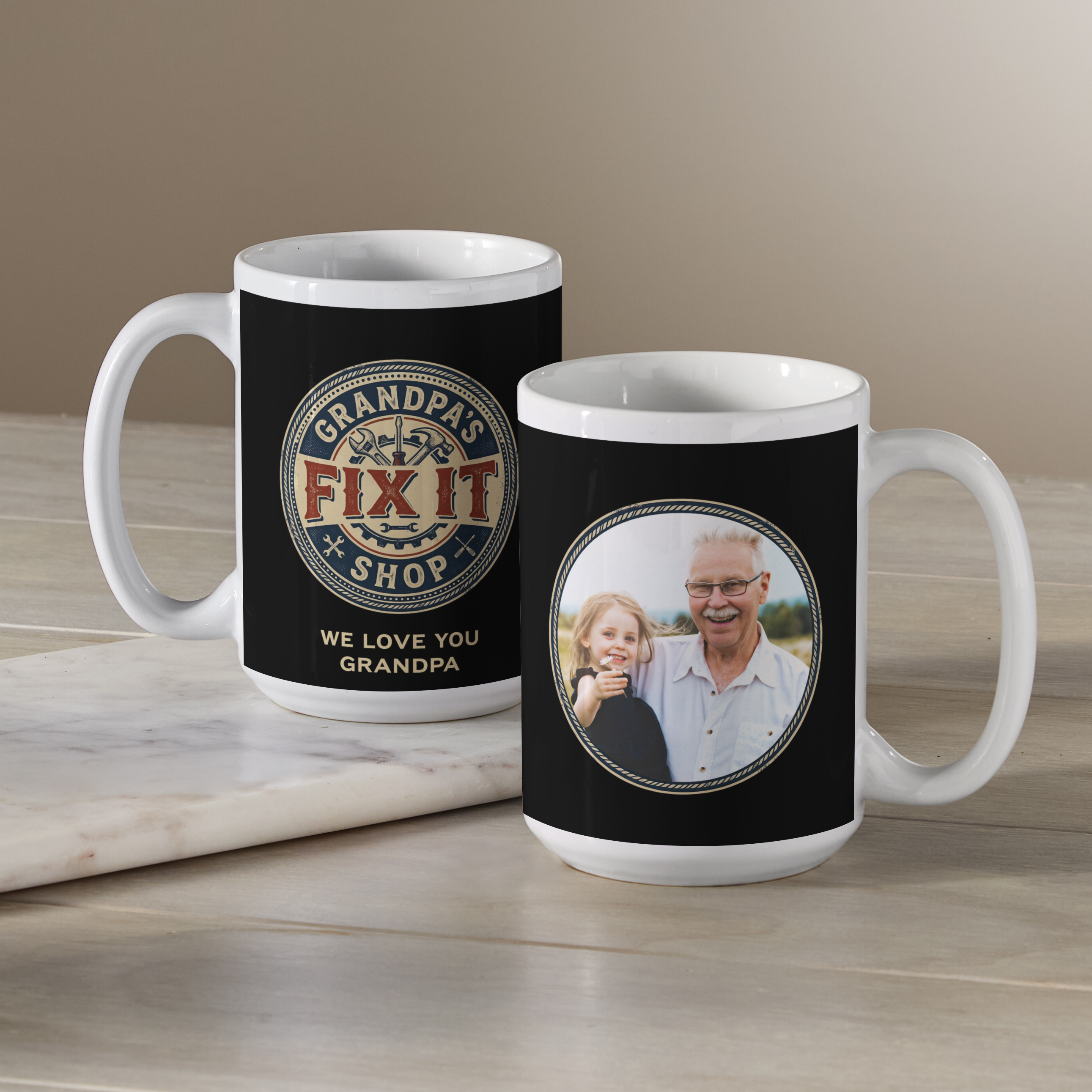 Fix It Shop Grandpa Mug
