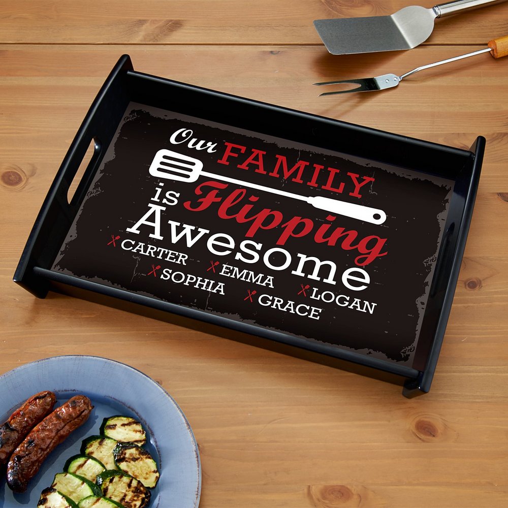 Flipping Awesome Wood Tray