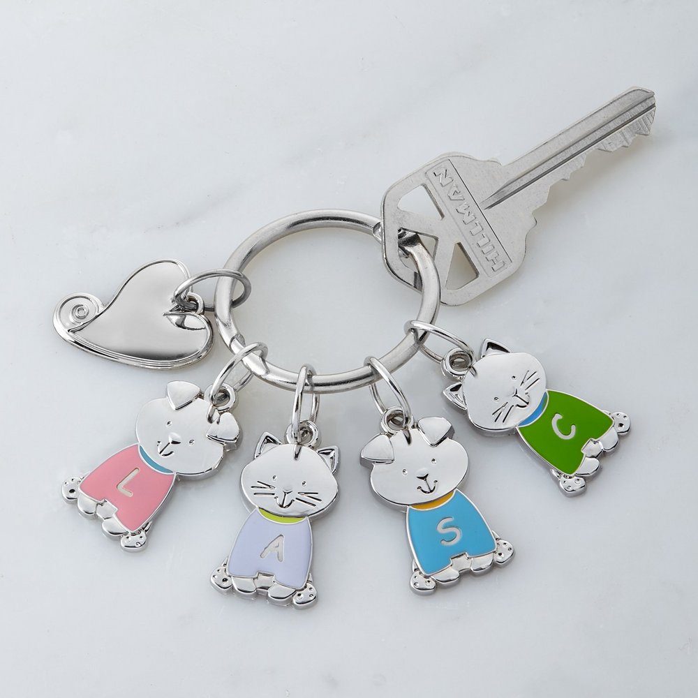 Tender Hearts Pet Charm Keychain