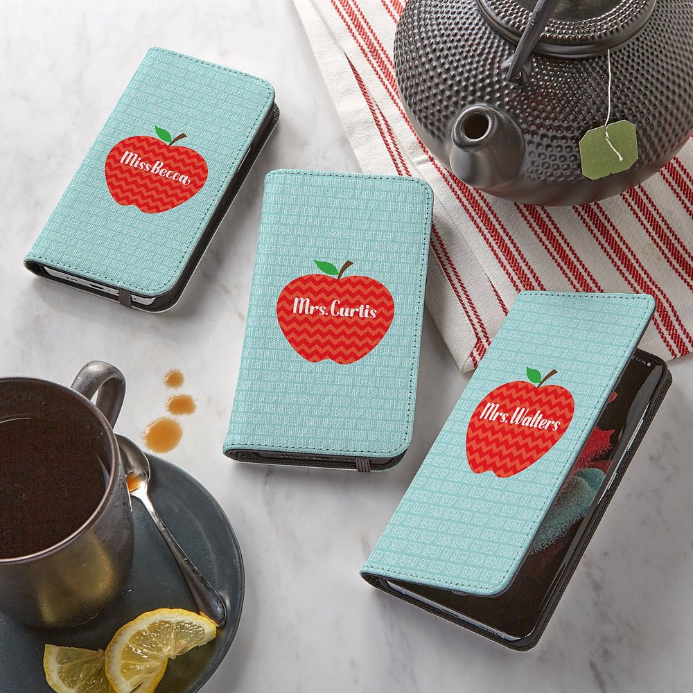 Apple For Teacher Phone Folio Case