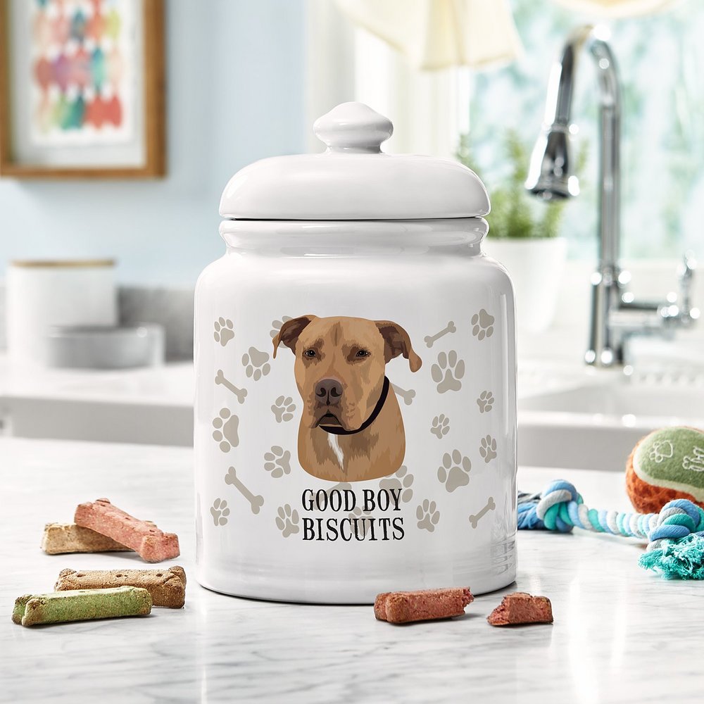 Dog Breed Ceramic Treat Jar