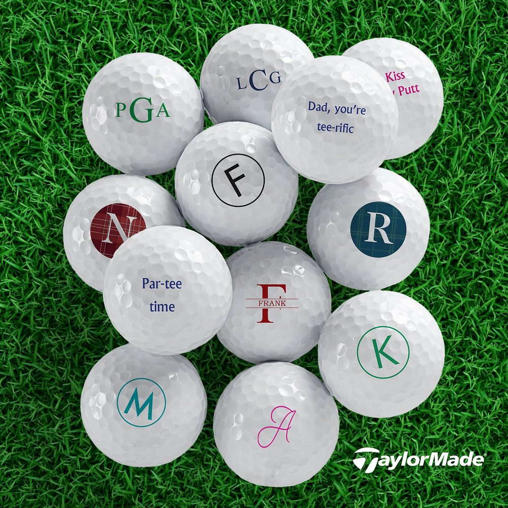 TaylorMade®  Personalized Golf Ball Sets