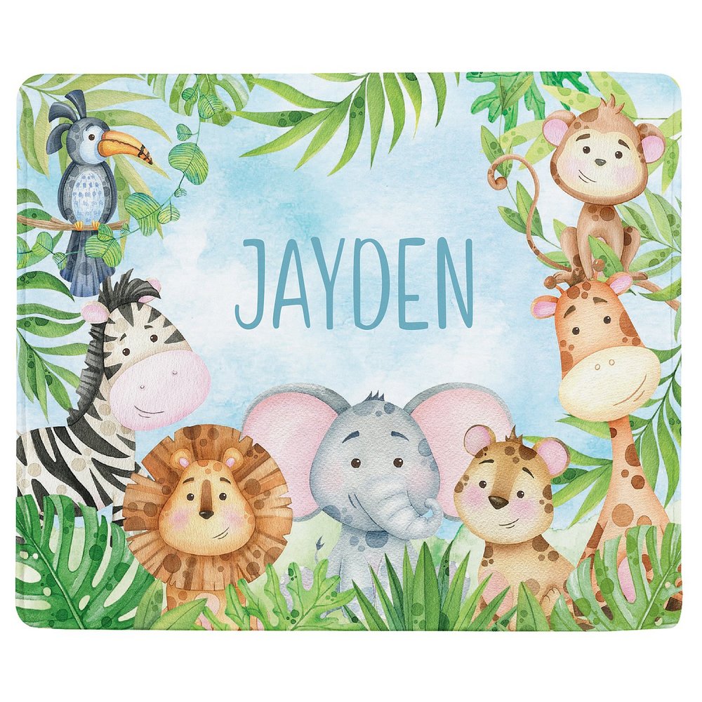 Animal Parade Baby Blanket - L
