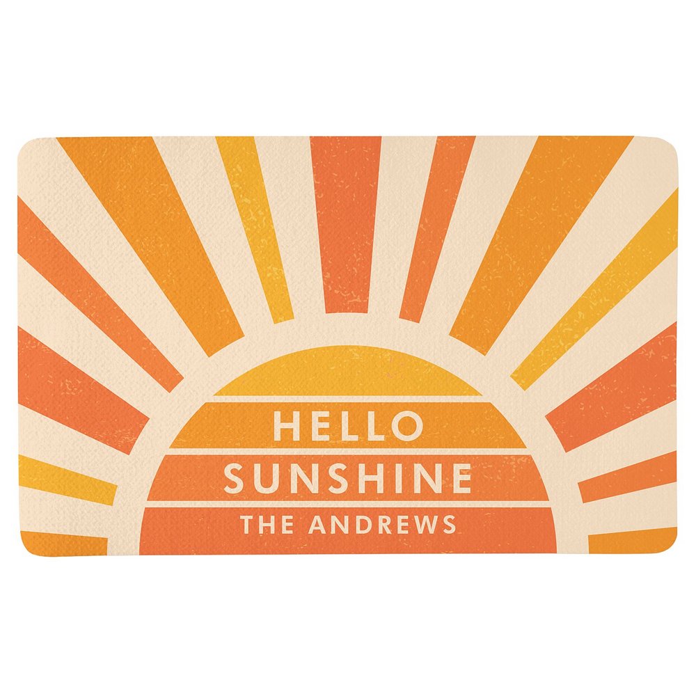 Hello Sunshine Doormat - 17x27