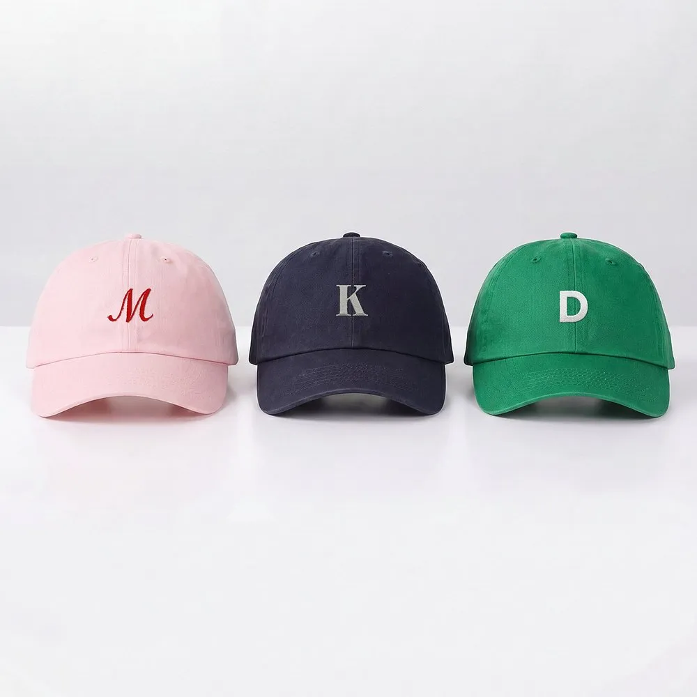 Custom Initial Embroidered Hat