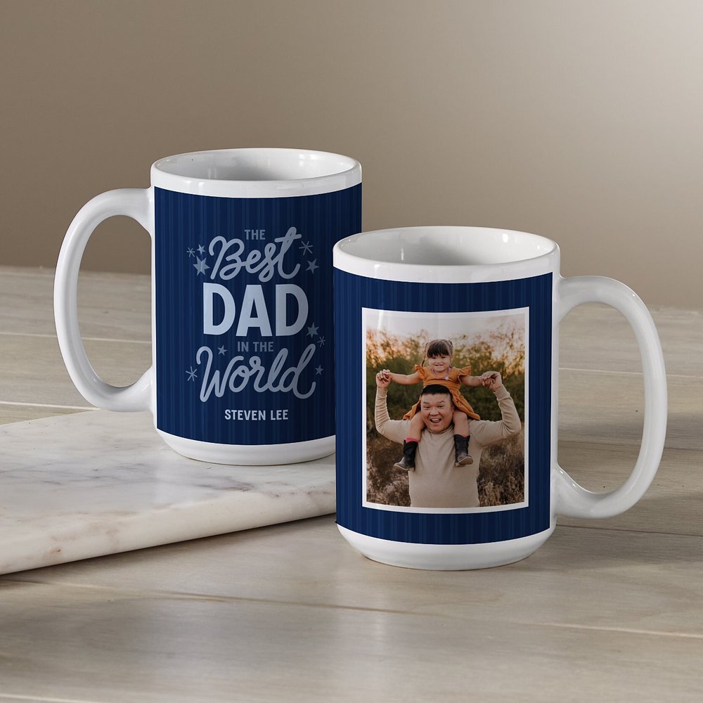 Best Dad In The World Photo Mug