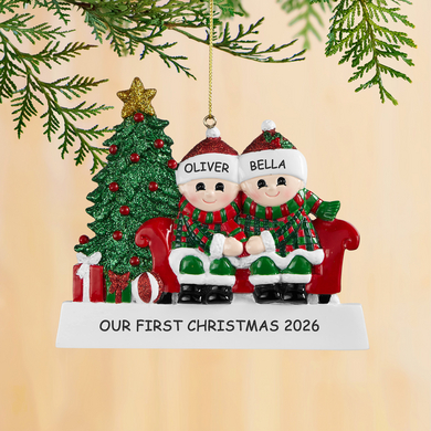 Comfy Cozy Couple Ornament