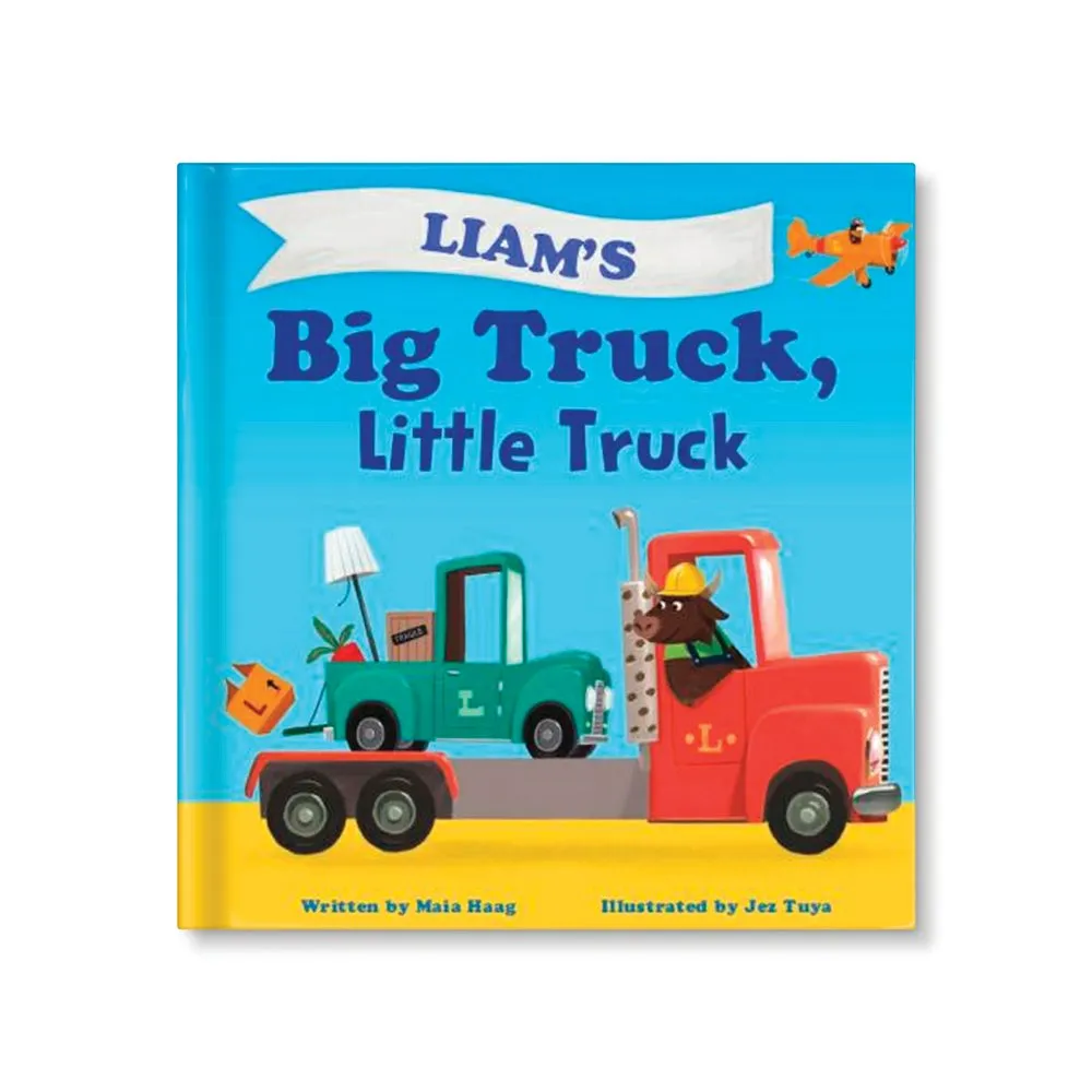 My Big Truck, Little Truck Personalized Board Book