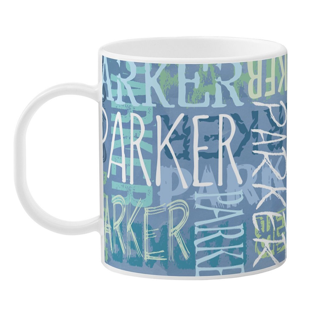 Signature Script Personalized Tableware Cup - Blue
