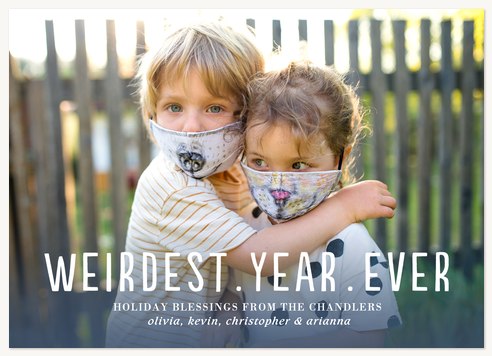 Weirdest Year Photo Holiday Cards