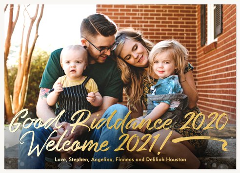 Good Riddance Photo Holiday Cards