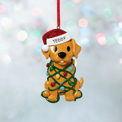 Holiday Lights Pet Ornament