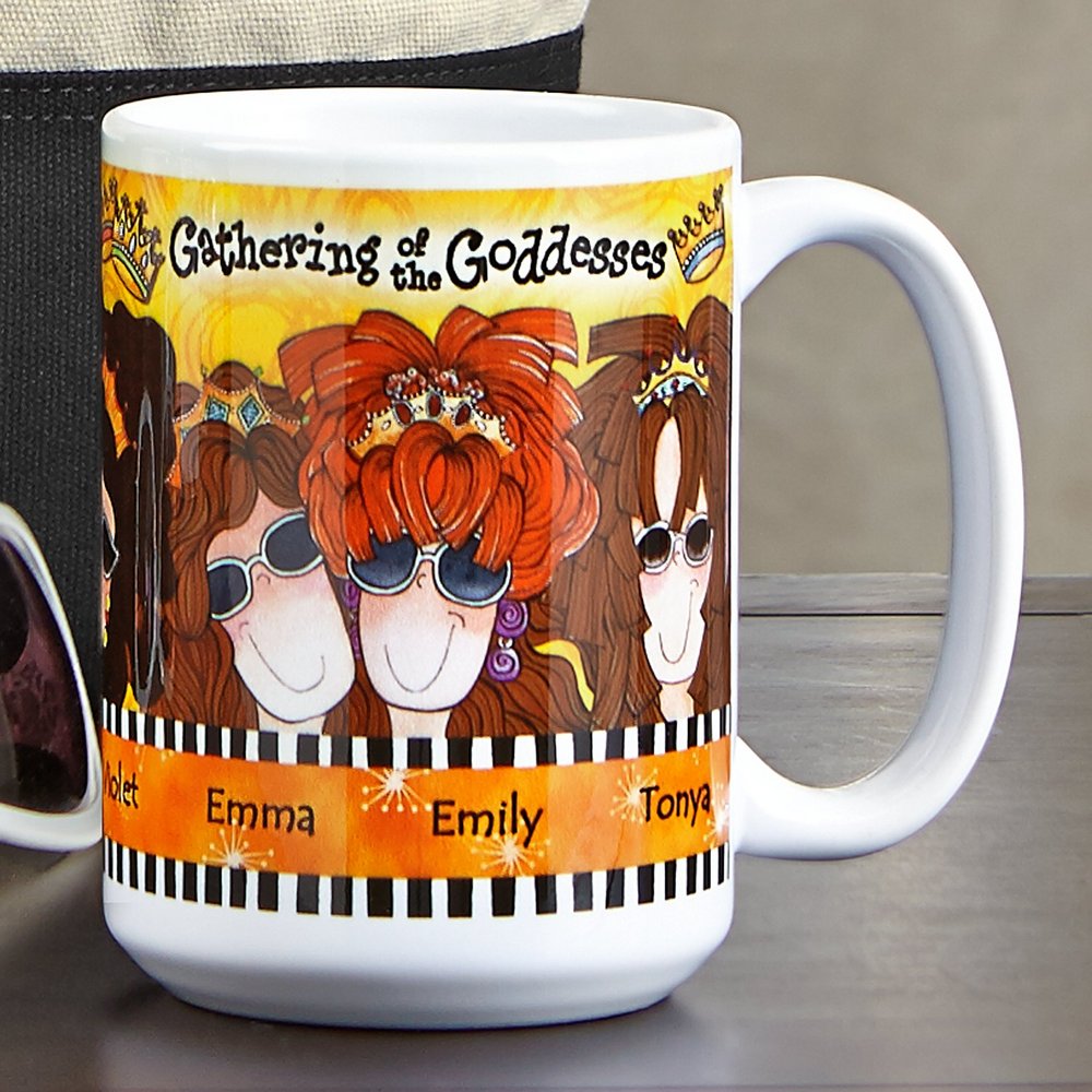 Gathering of the Goddesses Personalized Mug by Suzy Toronto