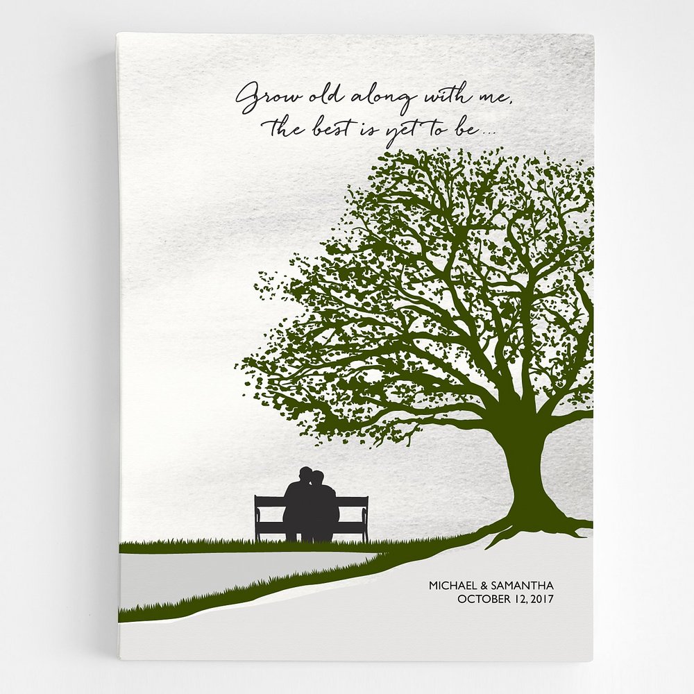 Age Together Personalized Canvas Art