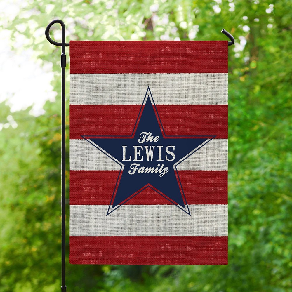 American Spirit Personalized Garden Flag