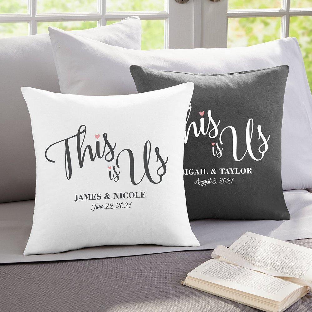 This is Us Nuptial Personalized Throw Pillow